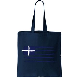 Greece Flag Tote Bag