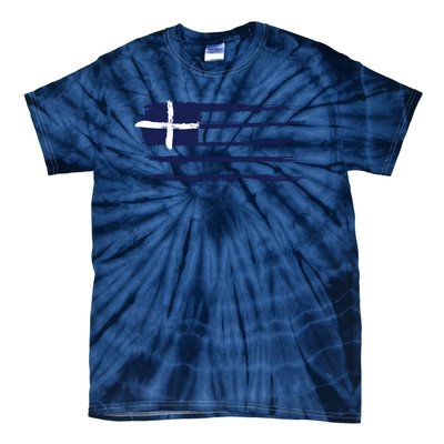 Greece Flag Tie-Dye T-Shirt