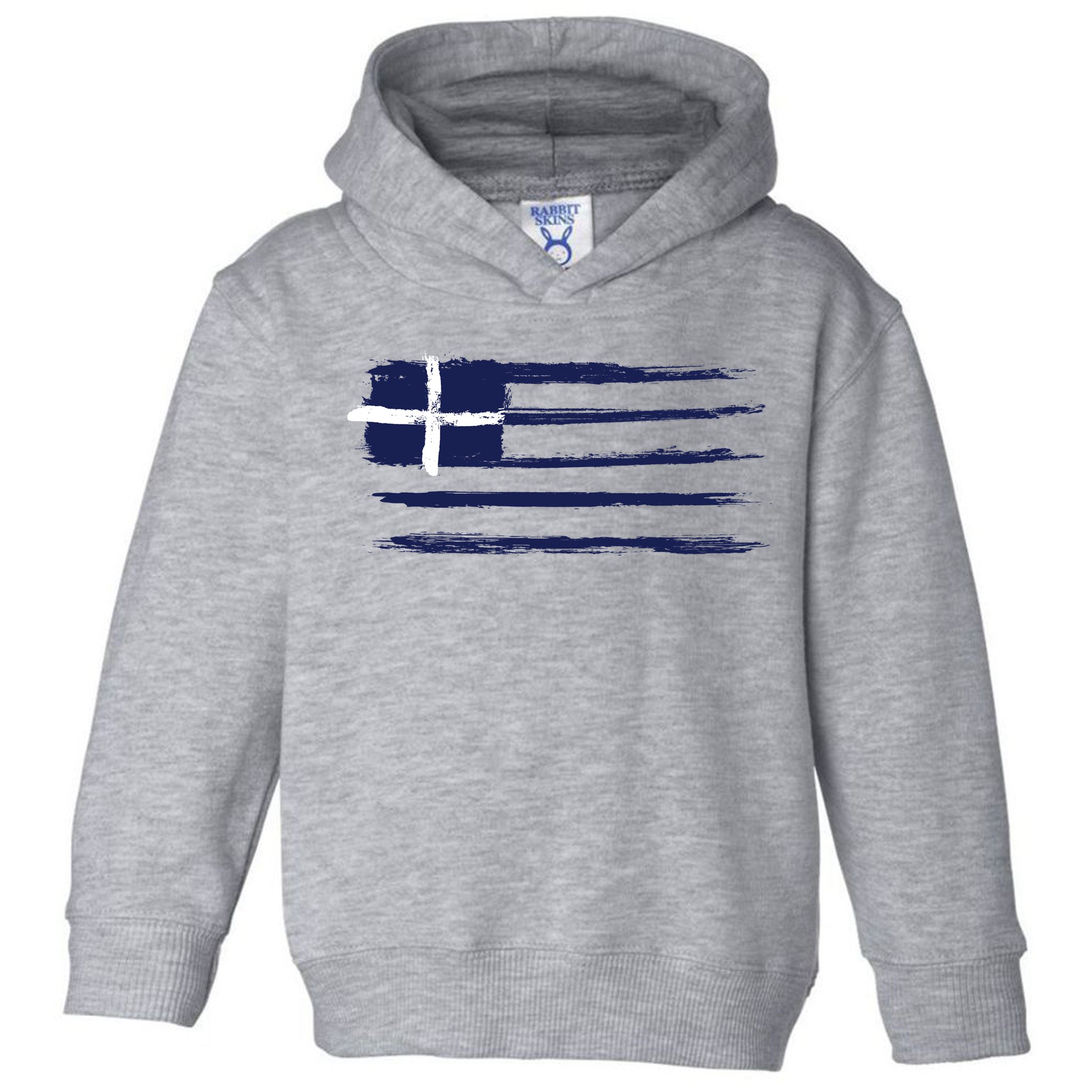 Greece Flag Toddler Hoodie