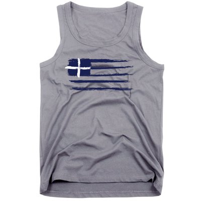 Greece Flag Tank Top