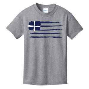 Greece Flag Kids T-Shirt