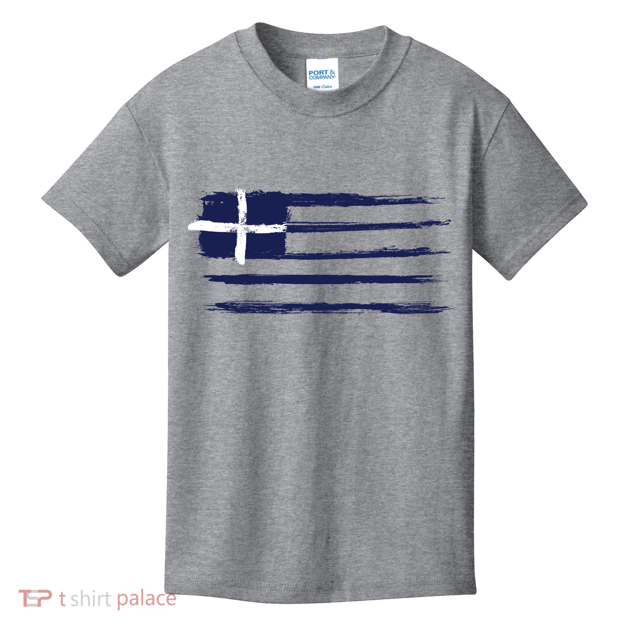 Greece Flag Kids T-Shirt