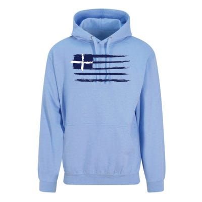 Greece Flag Unisex Surf Hoodie