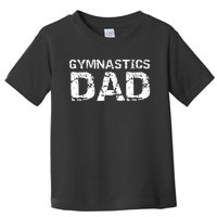 Gymnast Father Gift for Father's Day Cool Gymnastics Dad Toddler T-Shirt