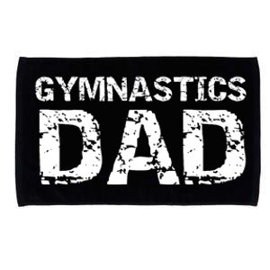 Gymnast Father Gift for Father's Day Cool Gymnastics Dad Microfiber Hand Towel