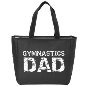 Gymnast Father Gift for Father's Day Cool Gymnastics Dad Zip Tote Bag