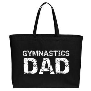 Gymnast Father Gift for Father's Day Cool Gymnastics Dad Cotton Canvas Jumbo Tote