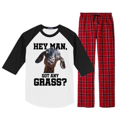 Goat For Goat Lovers Farm Apparel Meme Pun Raglan Sleeve Pajama Set