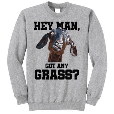 Goat For Goat Lovers Farm Apparel Meme Pun Tall Sweatshirt