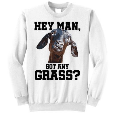 Goat For Goat Lovers Farm Apparel Meme Pun Sweatshirt