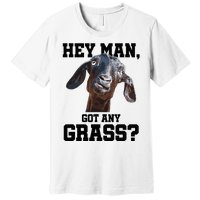 Goat For Goat Lovers Farm Apparel Meme Pun Premium T-Shirt