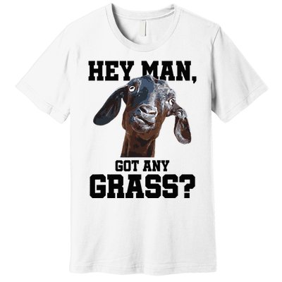 Goat For Goat Lovers Farm Apparel Meme Pun Premium T-Shirt