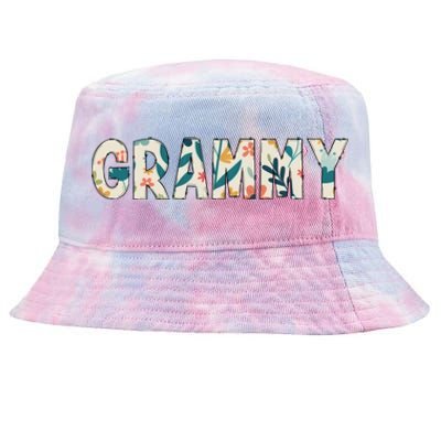 Grammy Floral Tie-Dyed Bucket Hat