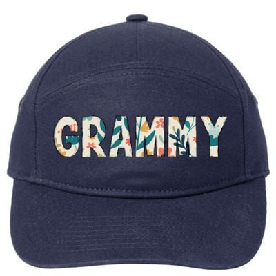 Grammy Floral 7-Panel Snapback Hat