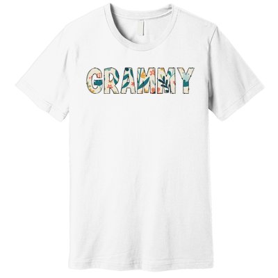 Grammy Floral Premium T-Shirt