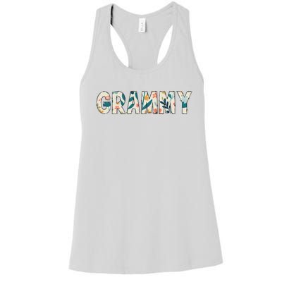 Grammy Floral Women's Racerback Tank