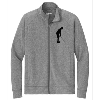 GolfAHolic Funny Golf Stretch Full-Zip Cadet Jacket