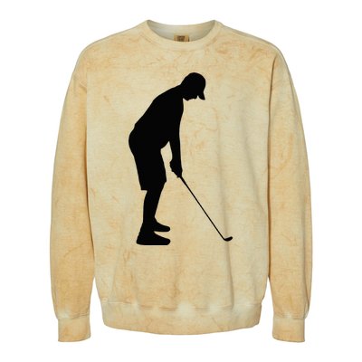 GolfAHolic Funny Golf Colorblast Crewneck Sweatshirt