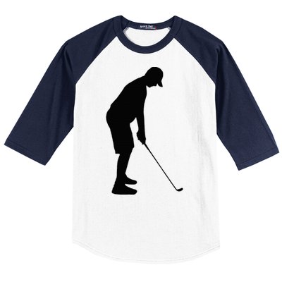 GolfAHolic Funny Golf Baseball Sleeve Shirt