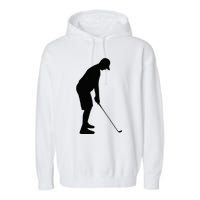 GolfAHolic Funny Golf Garment-Dyed Fleece Hoodie