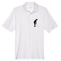 GolfAHolic Funny Golf Men's Origin Performance Pique Polo