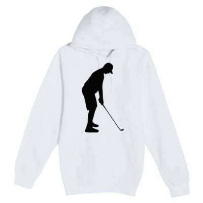 GolfAHolic Funny Golf Premium Pullover Hoodie