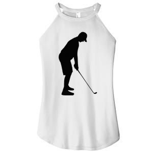 GolfAHolic Funny Golf Women's Perfect Tri Rocker Tank