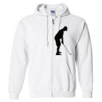 GolfAHolic Funny Golf Full Zip Hoodie