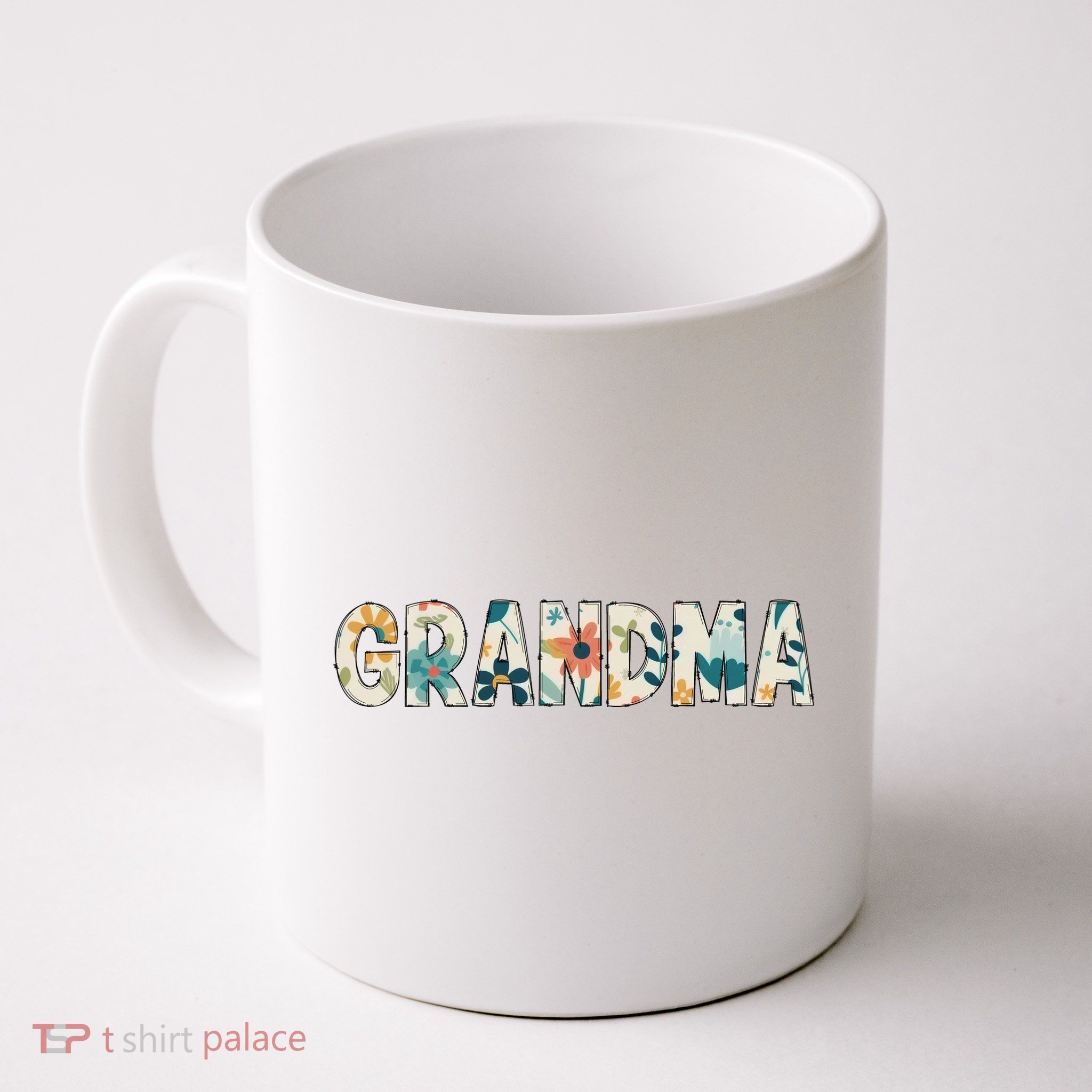 Grandma Floral Mug