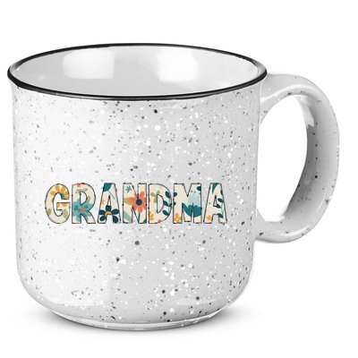 Grandma Floral 15oz Campfire Ceramic Mug