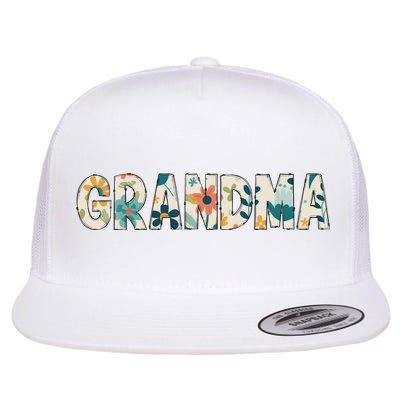 Grandma Floral Flatbill Hat