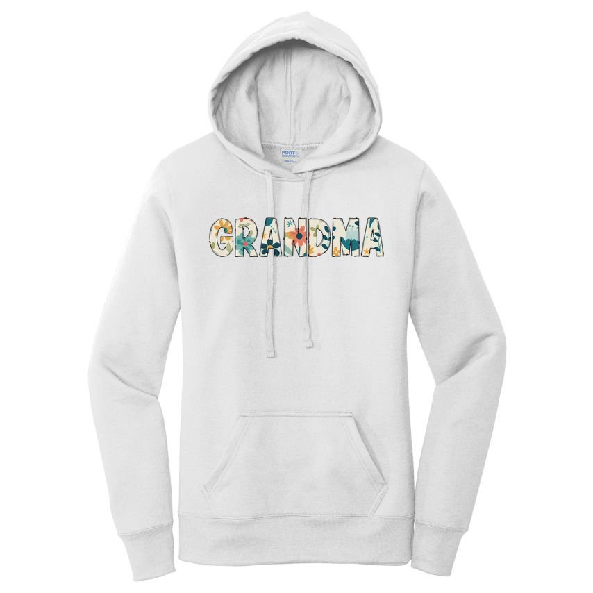 Grandma Floral Women's Pullover Hoodie