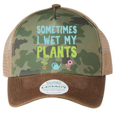 Gardening Flower Garden Gardener I Wet My Plants Legacy Tie Dye Trucker Hat