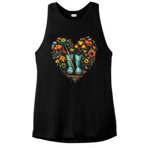 Gardening Funny Gardener Women Garden Lover Plant Ladies PosiCharge Tri-Blend Wicking Tank