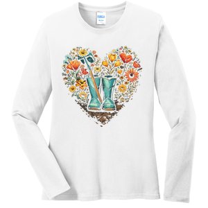 Gardening Funny Gardener Women Garden Lover Plant Ladies Long Sleeve Shirt