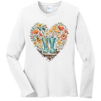 Gardening Funny Gardener Women Garden Lover Plant Ladies Long Sleeve Shirt