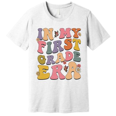 Groovy First Grade Back To School Design Premium T-Shirt