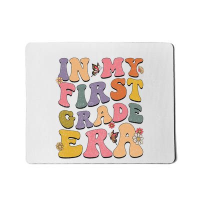Groovy First Grade Back To School Design Mousepad