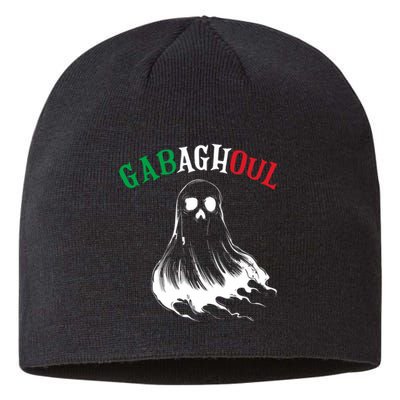 Gabaghoul Funny Gabagool Italian Flag Halloween Sustainable Beanie