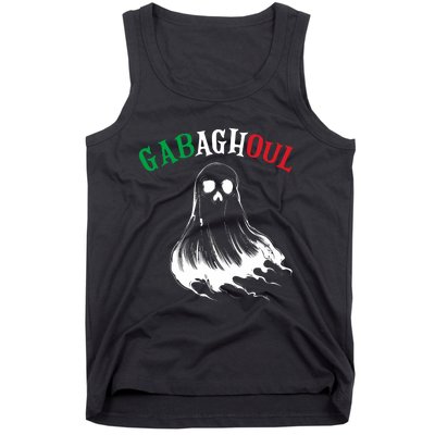 Gabaghoul Funny Gabagool Italian Flag Halloween Tank Top