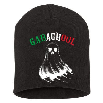 Gabaghoul Funny Gabagool Italian Flag Halloween Short Acrylic Beanie