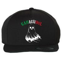 Gabaghoul Funny Gabagool Italian Flag Halloween Wool Snapback Cap