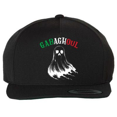 Gabaghoul Funny Gabagool Italian Flag Halloween Wool Snapback Cap