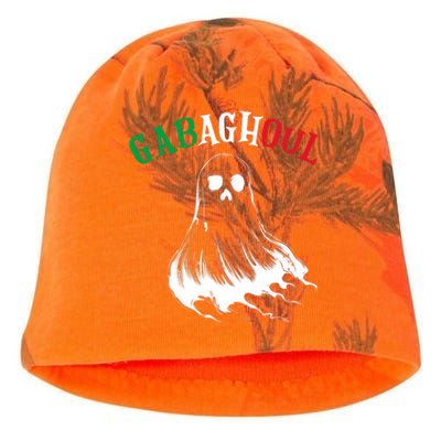 Gabaghoul Funny Gabagool Italian Flag Halloween Kati - Camo Knit Beanie