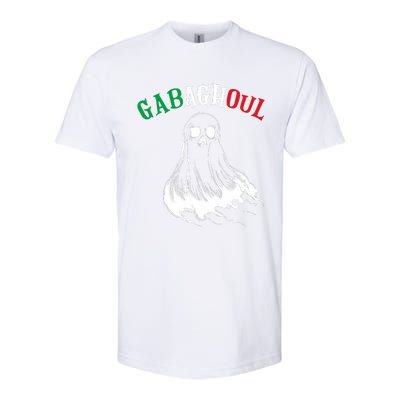 Gabaghoul Funny Gabagool Italian Flag Halloween Softstyle® CVC T-Shirt