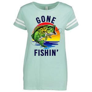 Gone Fishing Enza Ladies Jersey Football T-Shirt