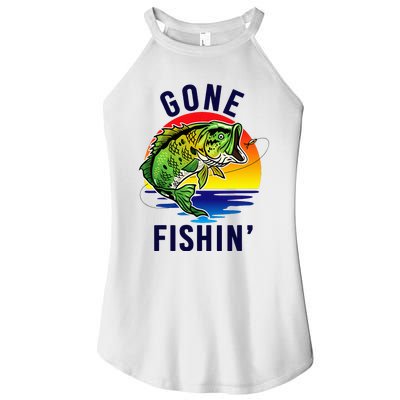 Gone Fishing Women's Perfect Tri Rocker Tank