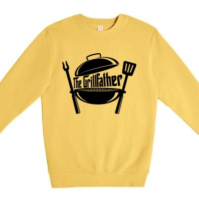 Grill Father , Grill , Bbq Party Premium Crewneck Sweatshirt