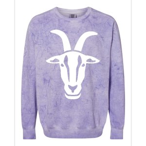 Goat Face Colorblast Crewneck Sweatshirt