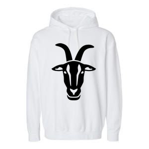 Goat Face Garment-Dyed Fleece Hoodie